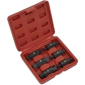 Sealey Ak658 Olie Afvoer Plug Sleutel Set 6Pc Double End