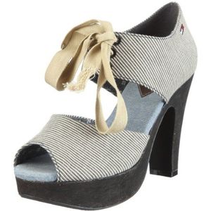Hilfiger Denim Hope 3 FW5SA01793 damessandalen, Blauw Denim Ithaca, 38 EU