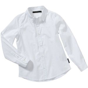 Calvin Klein Jeans Jongens hemd CBH102 S2508, wit (001), 152 cm