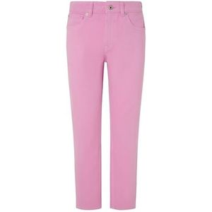 Pepe Jeans Hw Pl204591 Tapered Jeans voor dames, roze, 34W/32L, Roze (College Roze), 34W / 32L