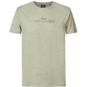 PETROL INDUSTRIES Heren T-shirt SS M-1040-TSR631; Kleur: Citroengeel, Maat: S, geel (lemon yellow), S