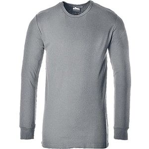Portwest Thermisch T-Shirt Lange Mouw Size: XXL, Colour: Grijs, B123GRRXXL