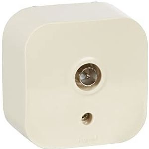 Legrand 448782445 TV-stopcontact, crèmekleurig