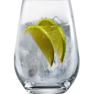SCHOTT ZWIESEL Gin Tonic Glas Viña (set van 4), bolle longdrinkglazen voor Gin Tonic, vaatwasmachinebestendige Tritan-kristalglazen, Made in Germany (artikelnummer 130003)