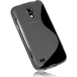 mumbi Hoes compatibel met Samsung Galaxy S4 mini telefoonhoes telefoonhoes telefoonhoes transparant zwart