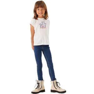 P44601_Girls T-Shirt ss, off-white, 116 cm