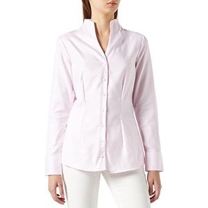 Seidensticker - Damesblouse - Rosé - Katoen - Slim Fit