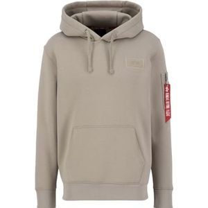 Alpha Industries Hoody met rugprint voor heren Vintage Sand