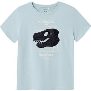 NAME IT - NKMKURTH - T-shirt - Lichtblauw / Zwart