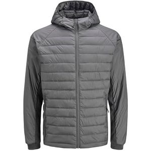 Jack & Jones - JJESTATE HYBRID JACKET NOOS - Gewatteerde Jas - Castlerock - Met Capuchon
