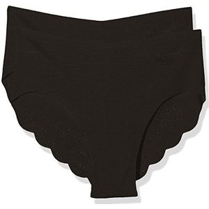 Sloggi Damesslip (verpakking van 2 stuks), zwart, XS