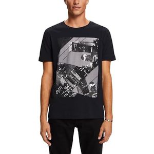 ESPRIT T-shirt voor heren, 001/Black, XL
