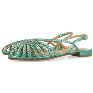 GIOSEPPO - Hingham - Babyschoenen - Aqua Blauw - Natuurlijk Leer - Gevoerde Binnenzool