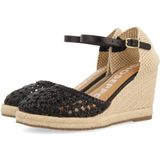 GIOSEPPO - SERIGNAN - Damessandalen - Zwart - Leer - Flexibele Bodem