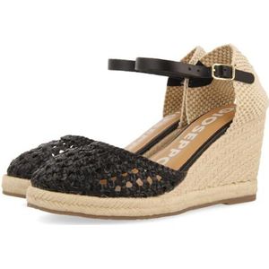 GIOSEPPO - SERIGNAN - Damessandalen - Zwart - Leer - Flexibele Bodem