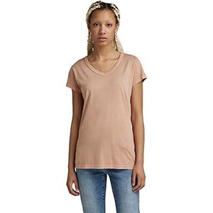 G-Star Raw dames T-Shirt Eyben Slim V-Neck, roze (Tuscany Gd B059-C984), XXS
