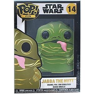 Jabba De Hutt Funko Pop Pin w/Chase Standaard, Standard, Metaal, Geen edelsteen