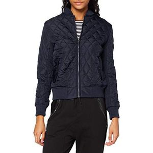 Urban Classics Diamond Quilt Nylon Jacket Jacket voor dames, Donkerblauw, XS