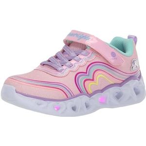 Skechers Girls, sneakers, lichtroze Sparkle Mesh/Multi Trim, 36 EU, Lichtroze, glinsterend net, meerdere randen, 36 EU