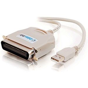 C2G 1.8M USB IEEE-1284 Parallelle printeradapterkabel