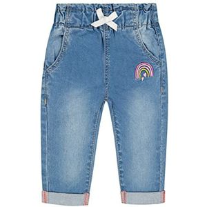 SALT AND PEPPER Babymeisjes jeans Rainbow EMB peuteruitrusting, lichtblauw, normaal, lichtblauw, 62 cm