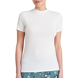 Schiesser Dames slaapshirt pyjama top, Crème 2, 42
