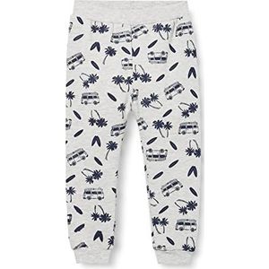 Koton Joggingbroek voor baby's, jongens, elastische tailleband, autoprint, sweatpants, Grijs Melange (Grm), 12-18 Maanden