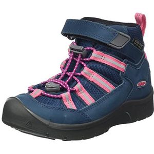 KEEN Hikeport 2 Sport Mid waterdichte wandelschoen voor kinderen, uniseks, Blue Wing Teal Fruit Duif, 12 UK Child