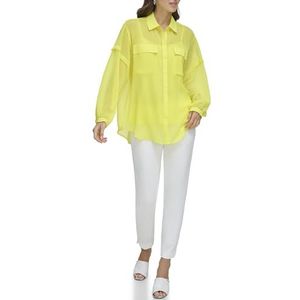 DKNY Damesblouse, Limonata., M