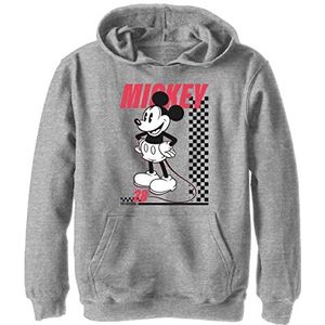 Disney Characters Skate TwentyEight Boy's Hooded Pullover Fleece, Athletic Heather, Small, Athletic Heather, S