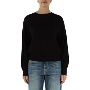 REPLAY Oversized trui voor dames, 098 Black, L