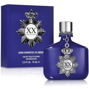 JOHN VARVATOS - XX Indigo - Eau de Toilette Spray - Houtachtige geur - 75 ml