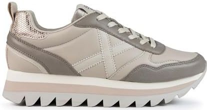 Munich, Dames, Schoenen, Grijs, Maat: 36 EU Leer,