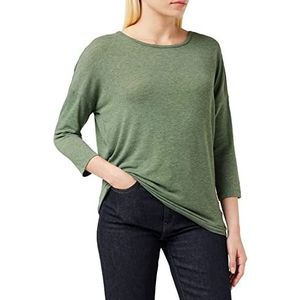 VERO MODA Dames VMCARLA 3/4 Top GA Noos shirt met lange mouwen, Laurel Wreath, S