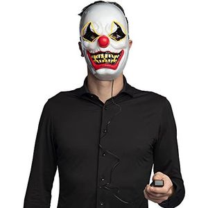 Boland - LED masker, masker met licht, horror masker voor carnaval, accessoire voor carnavalskostuums, Halloween masker