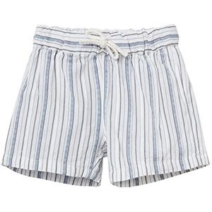 United Colors of Benetton Short 48GDA900B Shorts, wit met blauwe strepen 901, 56 jongens, wit gestreept lichtblauw 901