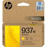 HP 937e EvoMore geel 4S6W8NE, originele cartridge met hoge capaciteit van 1650 pagina's, compatibel met OfficeJet Pro 9110, 9120, 9130, 9720 en 9730 printers