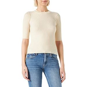 PIECES PCCRISTA 2/4 O-hals Knit NOOS BC, berk, XS