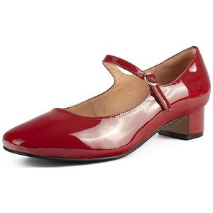 L37 HANDMADE SHOES Dames hoge hakken, lakleer I, handgemaakte schoenen, unieke stijl, liefdesgeval, pomp, rood, 38 EU, Rood, 38 EU