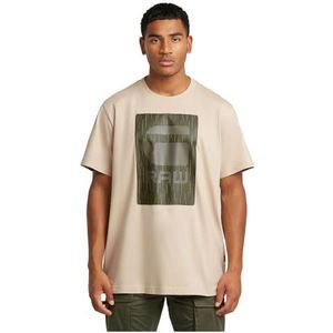 G-STAR - Burger Box - T-shirt - Groen - Biologisch Katoen