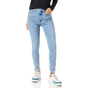 Kings of Indigo Christina High Skinny Jeans voor dames, blauw (Eco Myla Light Used 5027), Eén maat (Fabrikant maat:28/34)