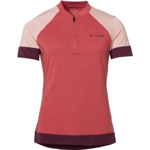 Vaude - Altissimo Q-Zip Shirt - Fietsshirt - Rood - 88% Polyester, 12% Wol