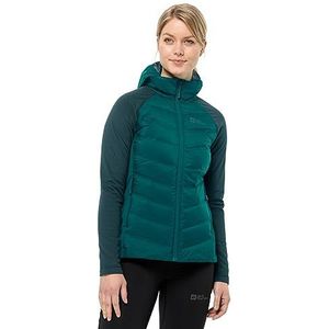 Jack Wolfskin Tasman Down Hybrid W donsjas, watergroen, XXL dames, Water Groen, XXL