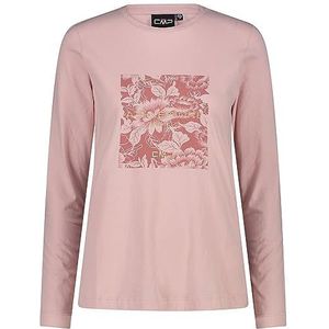 CMP - Shirt met lange mouwen van katoen voor dames, dusty rose, 40