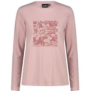 CMP - Shirt met lange mouwen van katoen voor dames, dusty rose, 42
