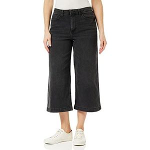 French Connection Damesbewuste stretch brede Culotte-jeans, vintage zwart, 18, Vintage Zwart, 44