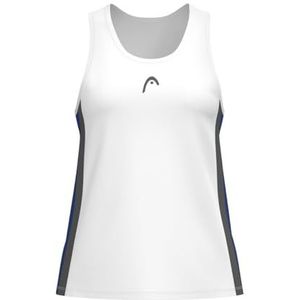 HEAD - Club 25 Tech - Tanktop - Royal White - Ademend Materiaal