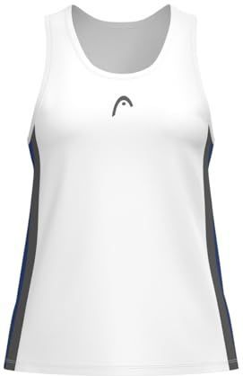 HEAD - Club 25 Tech - Tanktop - Royal White - Ademend Materiaal