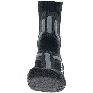UYN Heren Trekking 2IN Merino Socks wandelkous, zwart/grijs, eenheidsmaat