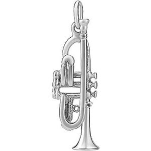 SILVEGO Uniseks hanger van 925 sterling zilveren trompet
